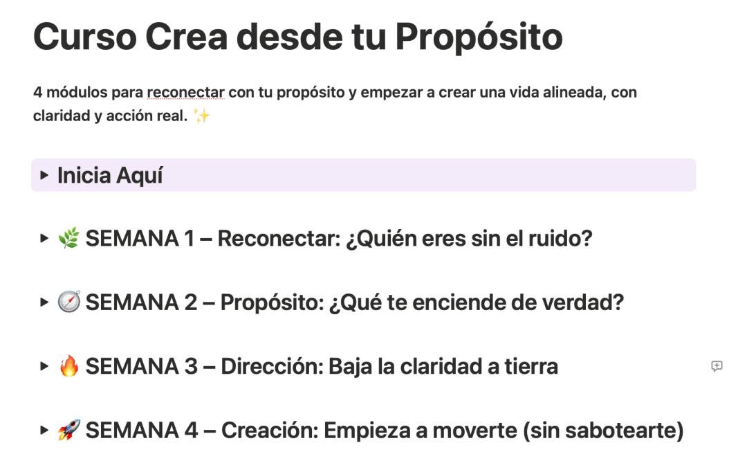 Crea desde tu Propósito