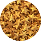 ESTRELLAS DORADAS 10MM