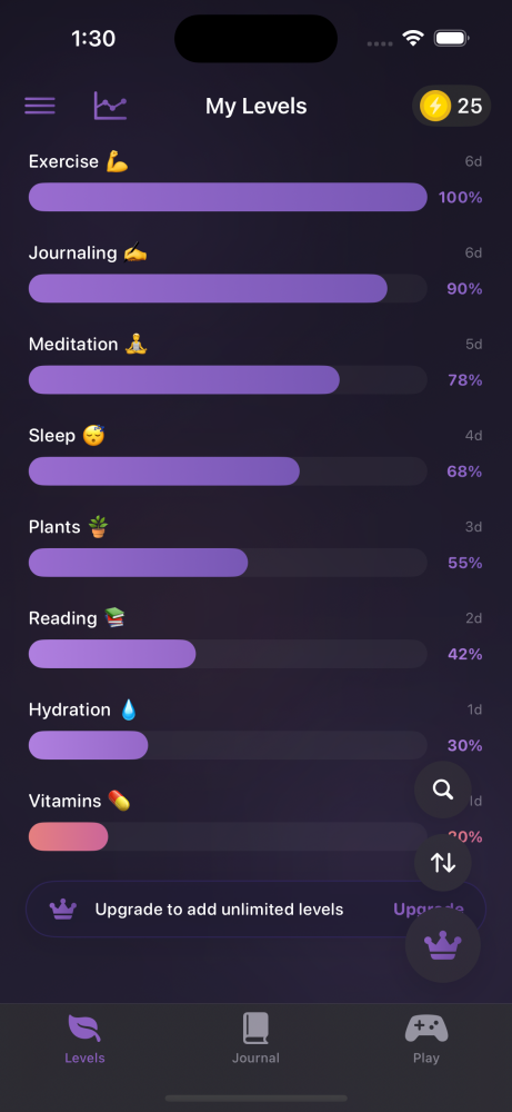 Lavender Field - dark mode