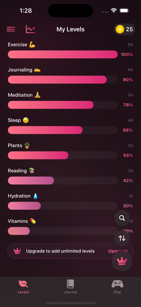 Blush Bloom - dark mode