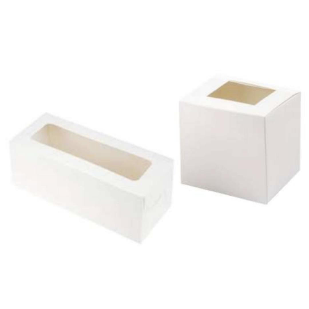 Caja blanca con ventana mini