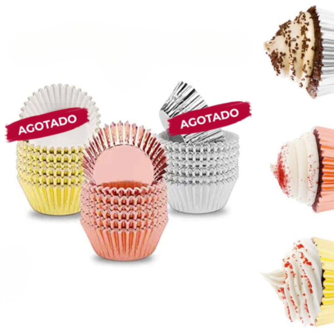 Capacillos metálicos 11cm 100PCS