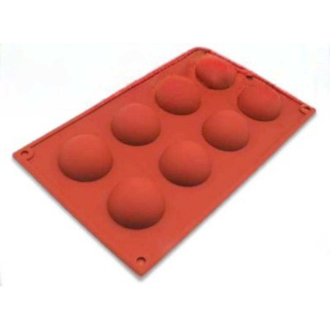 Molde de silicona semiesfera
