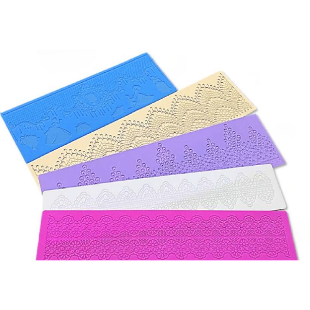 Molde de silicona encaje