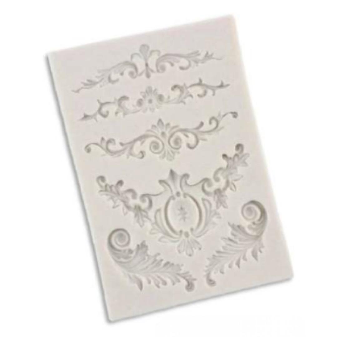 Molde de silicona arabescos