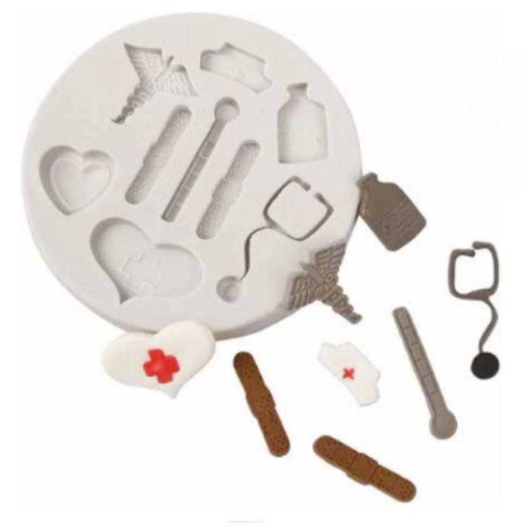 Molde de silicona enfermería/medicina