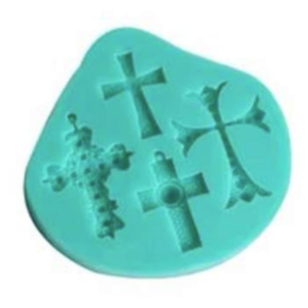 Molde de silicona cruces