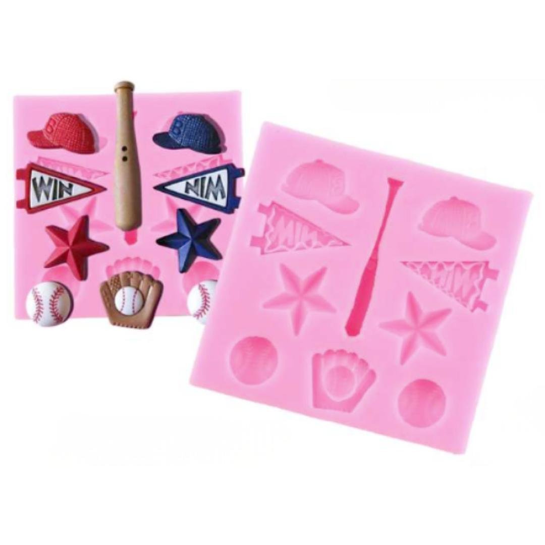 Molde de silicona beisbol