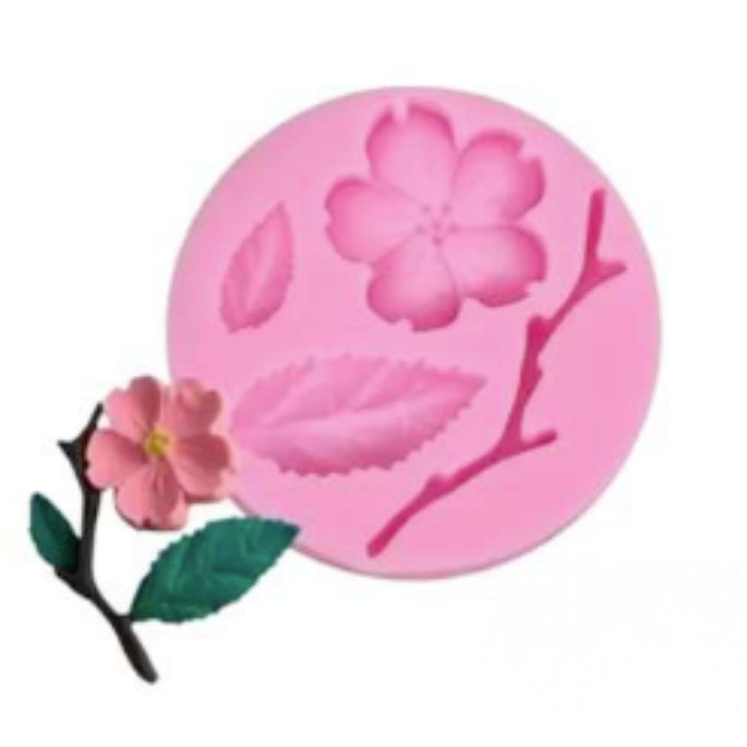 Molde silicona flor de cerezo