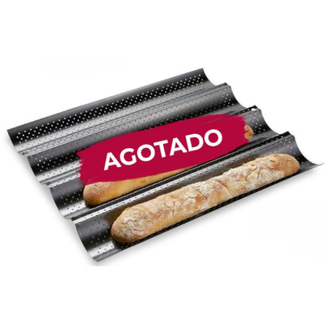 Bandeja para hornear baguette / pan flauta