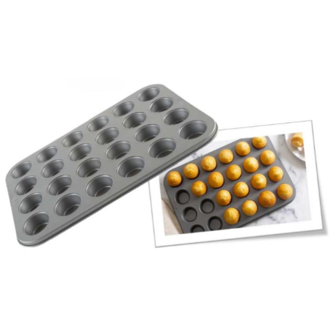 Molde para hornear minicupcake 24 posiciones