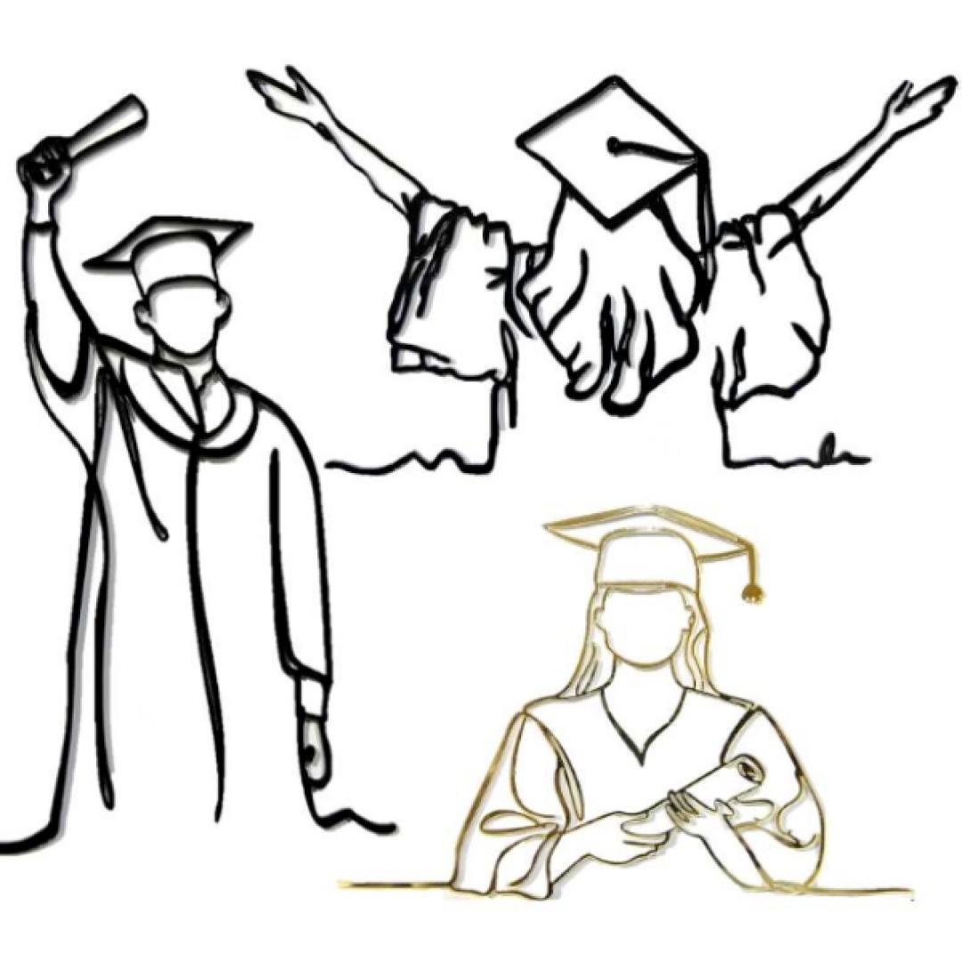 Cake Topper Acrílico Graduación